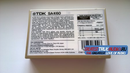 TDK SA-X 60 1986