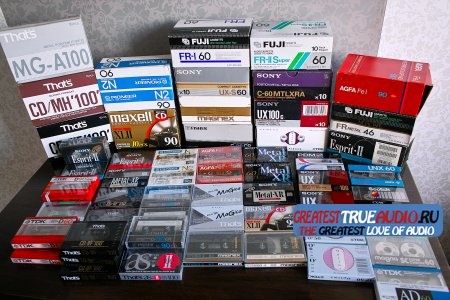 All kind of compact cassette from personal collection.
