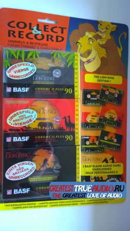 BASF CHROME PLUS 1995 DISNEY COLLECTION LION KING